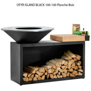 OFYR ISLAND BLACK 100-100 Planche bois