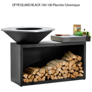 OFYR ISLAND BLACK 85-100 Planche céramique